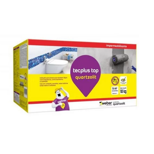 Impermeabilizante Tecplus Top de 18Kg Quartzolit